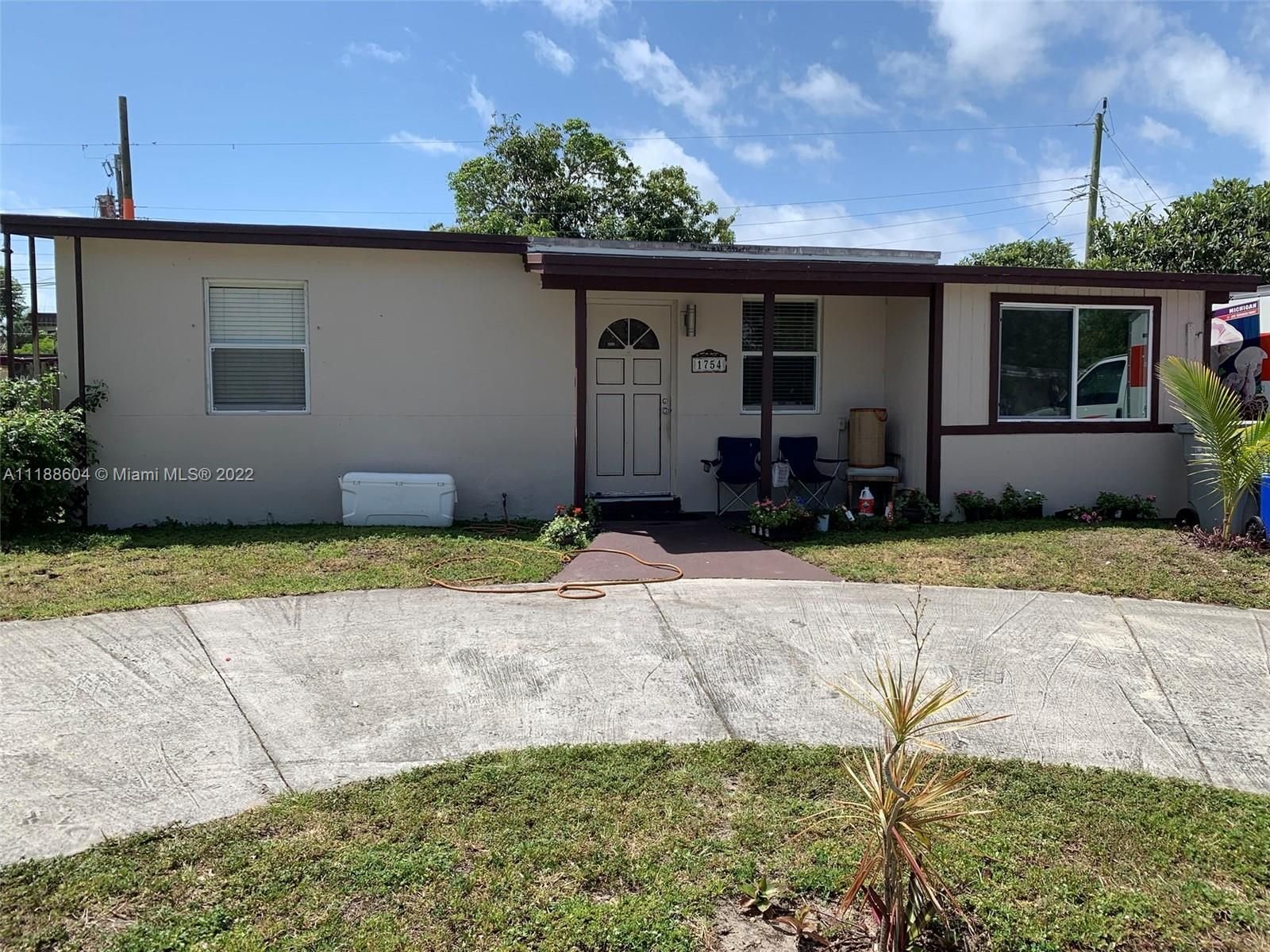Real estate property located at 1754 48th Ct, Broward County, Pompano Beach, FL