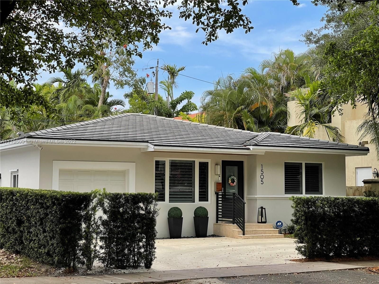 Real estate property located at 1505 Robbia Ave, Miami-Dade County, Coral Gables, FL