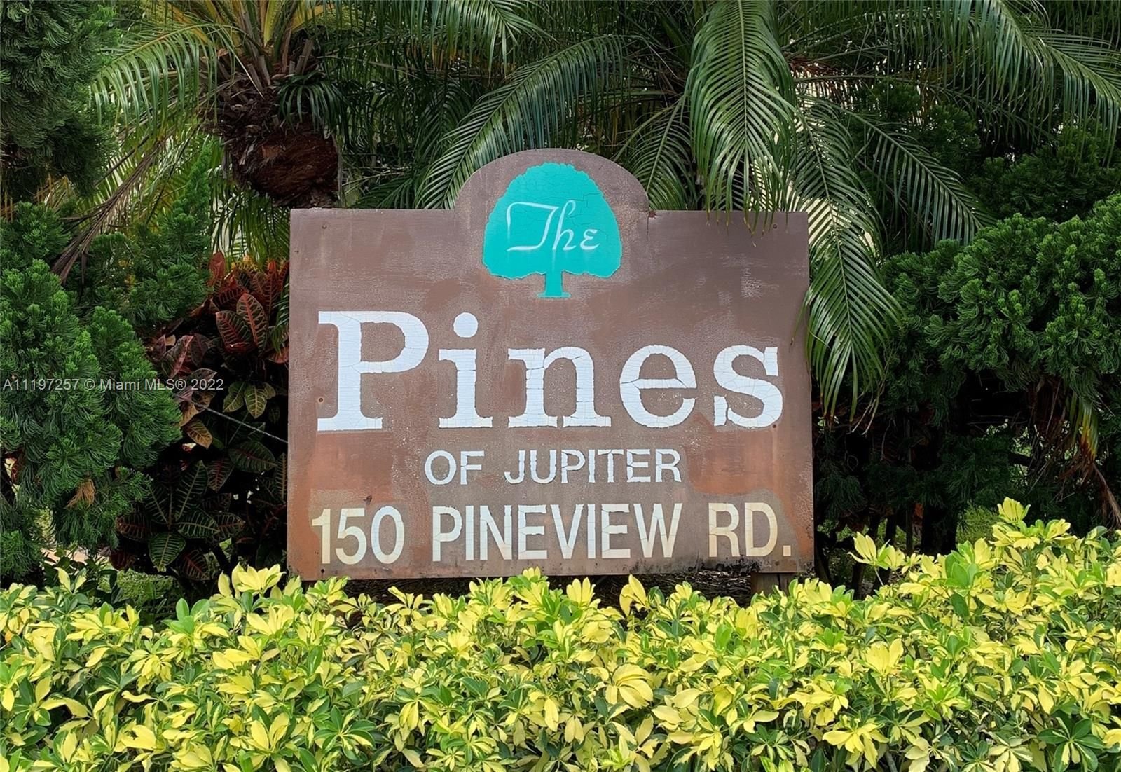 Real estate property located at 150 Pineview Rd F1, Palm Beach County, Jupiter, FL