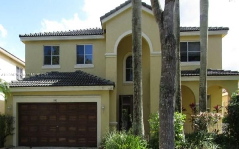 Real estate property located at 842 Hawthorn Terr, Broward County, Weston, FL