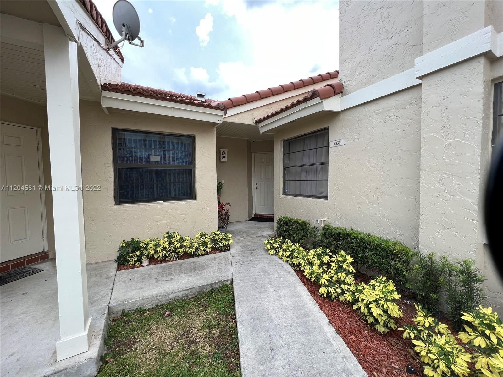 Real estate property located at 6330 170th Ln #6330, Miami-Dade County, Hialeah, FL