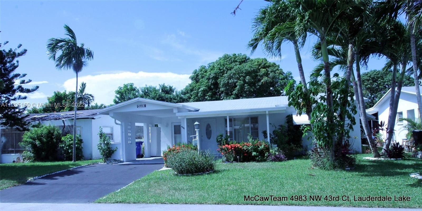 Real estate property located at 4983 43rd Ct, Broward County, Lauderdale Lakes, FL