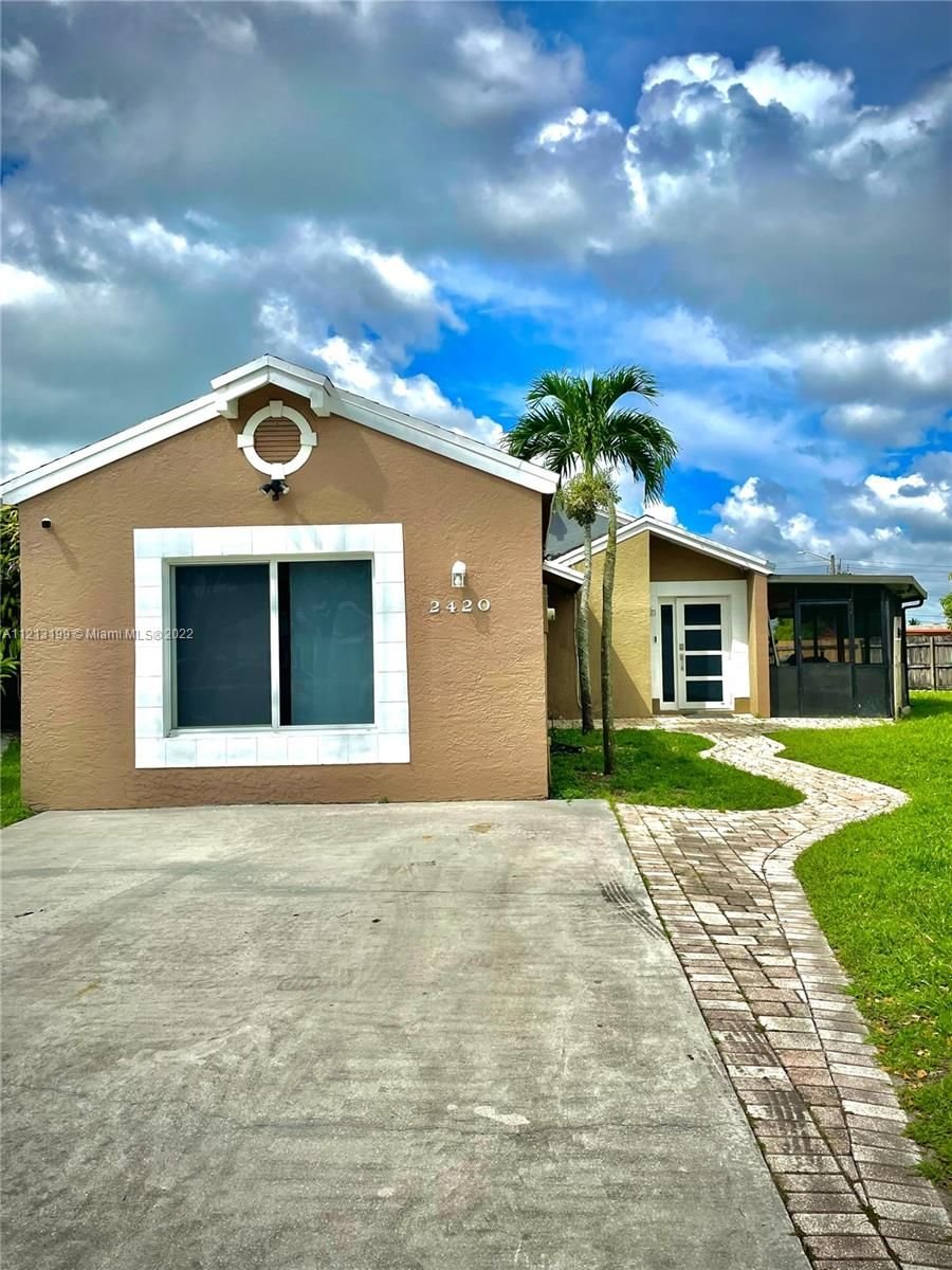 Real estate property located at 2420 86th Ter, Broward County, Miramar, FL