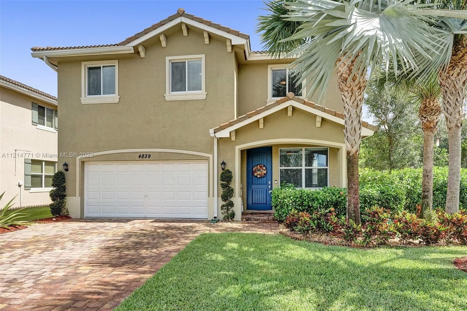 Real estate property located at 4839 Foxtail Palm Ct, Palm Beach County, Green Acres, FL