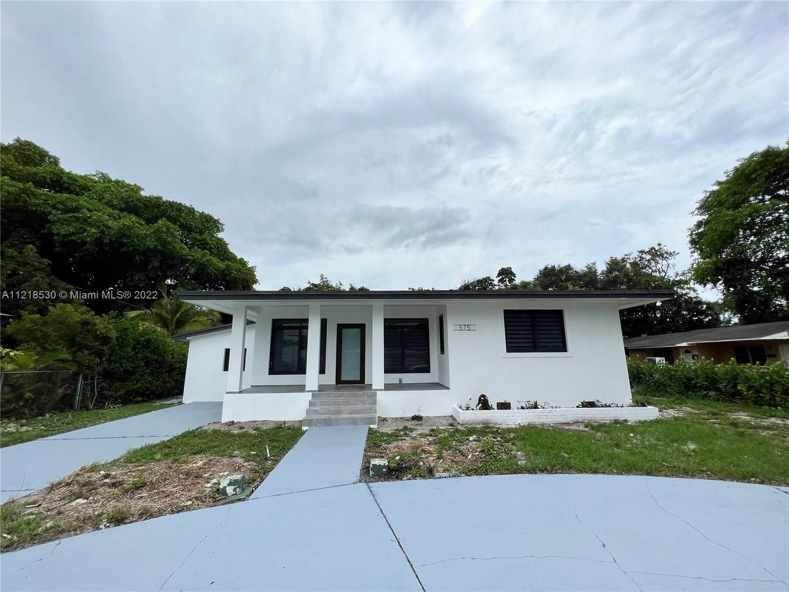 Real estate property located at 575 129th St, Miami-Dade County, North Miami, FL