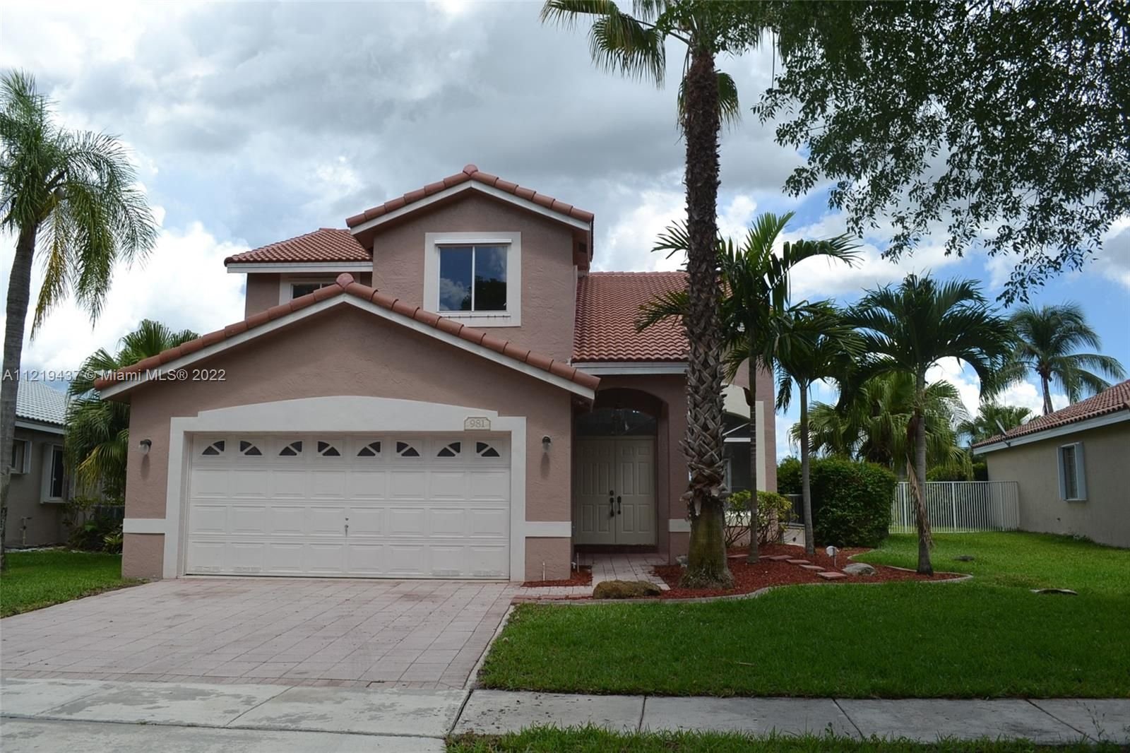 Real estate property located at 981 176th Ave, Broward County, Pembroke Pines, FL