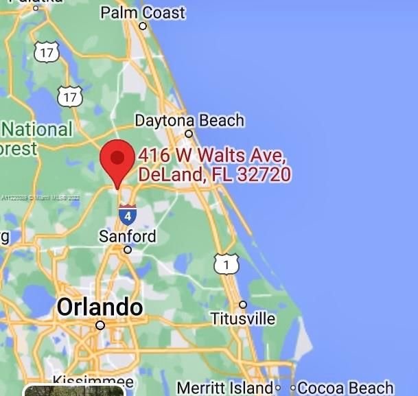 Real estate property located at 416 Walts Ave, Volusia County, Deland, FL
