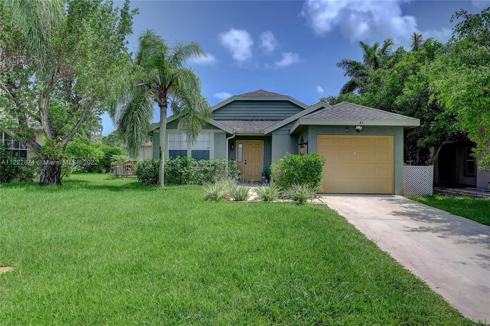 Real estate property located at 21 Misty Meadow Dr, Palm Beach County, Boynton Beach, FL