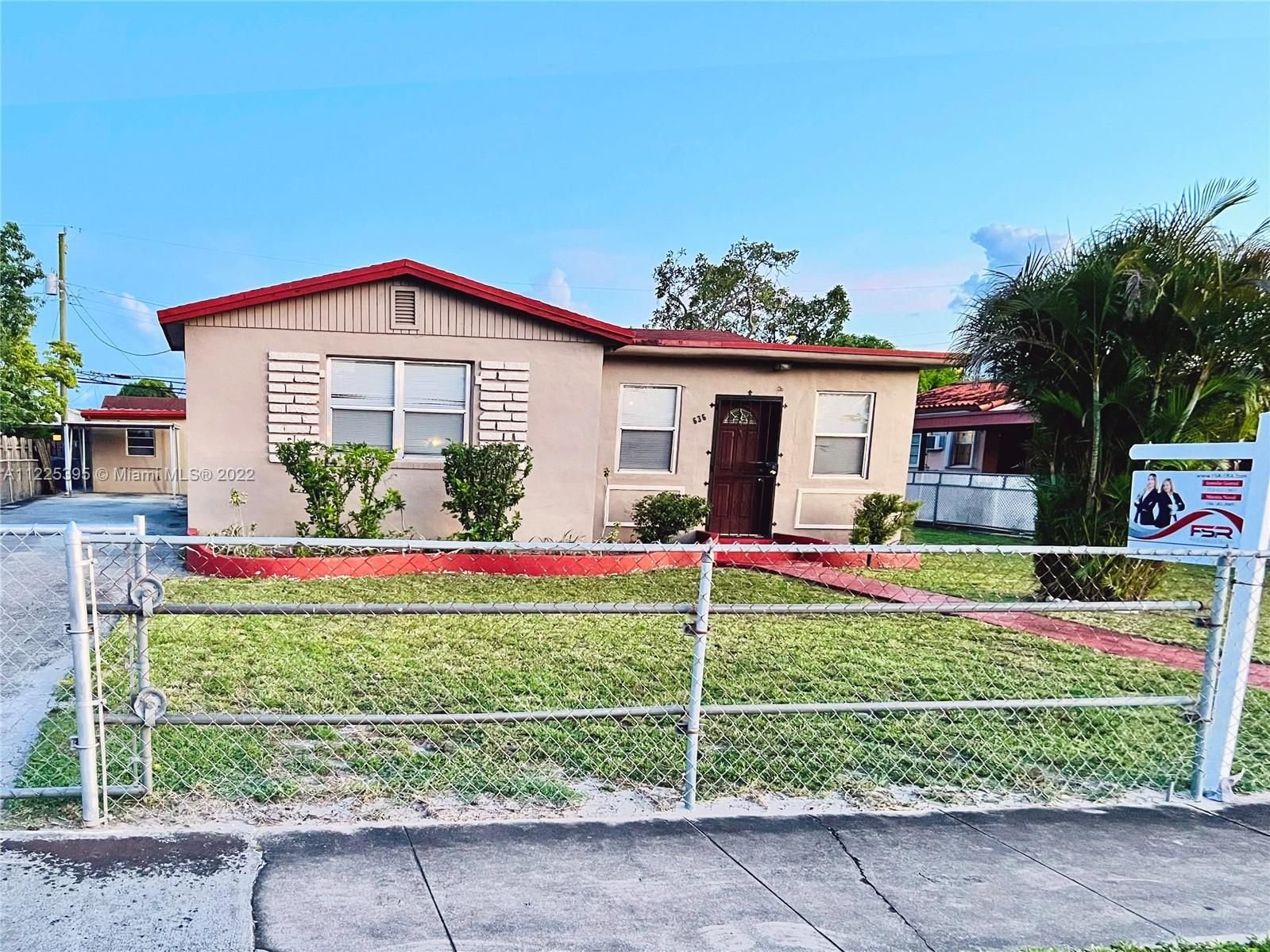 Real estate property located at 636 18th St, Miami-Dade County, Hialeah, FL