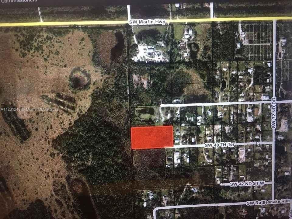 Real estate property located at 00 40th Tr, Martin County, Palm City, FL