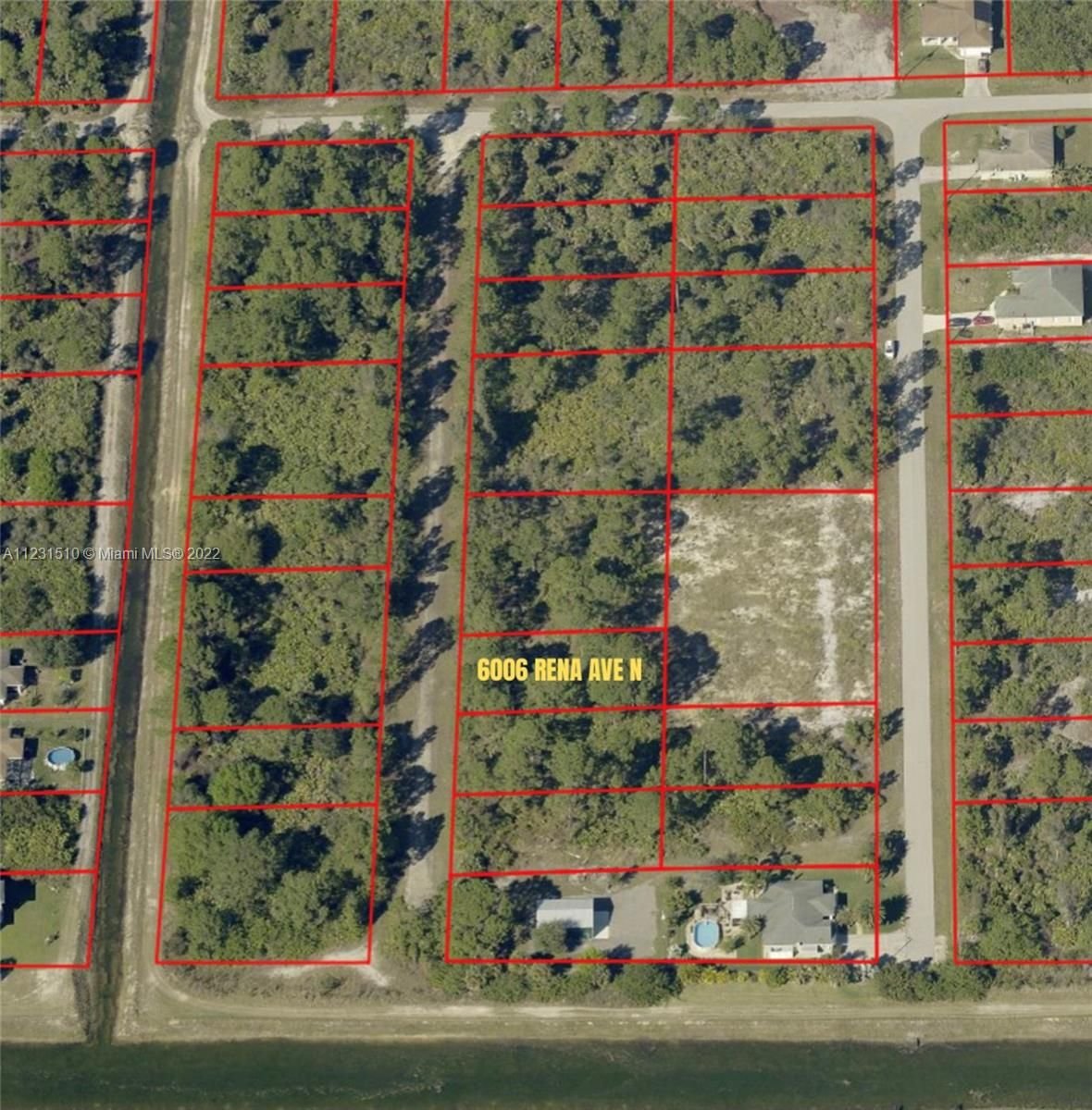 Real estate property located at 6006 Rena Ave N, Lee County, Lehigh Acres, FL