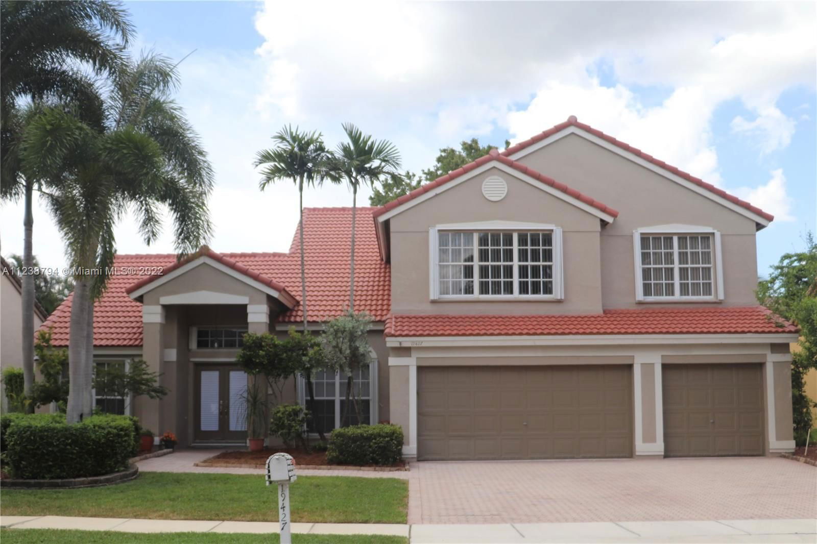 Real estate property located at 19427 13 Th, Broward County, Pembroke Pines, FL