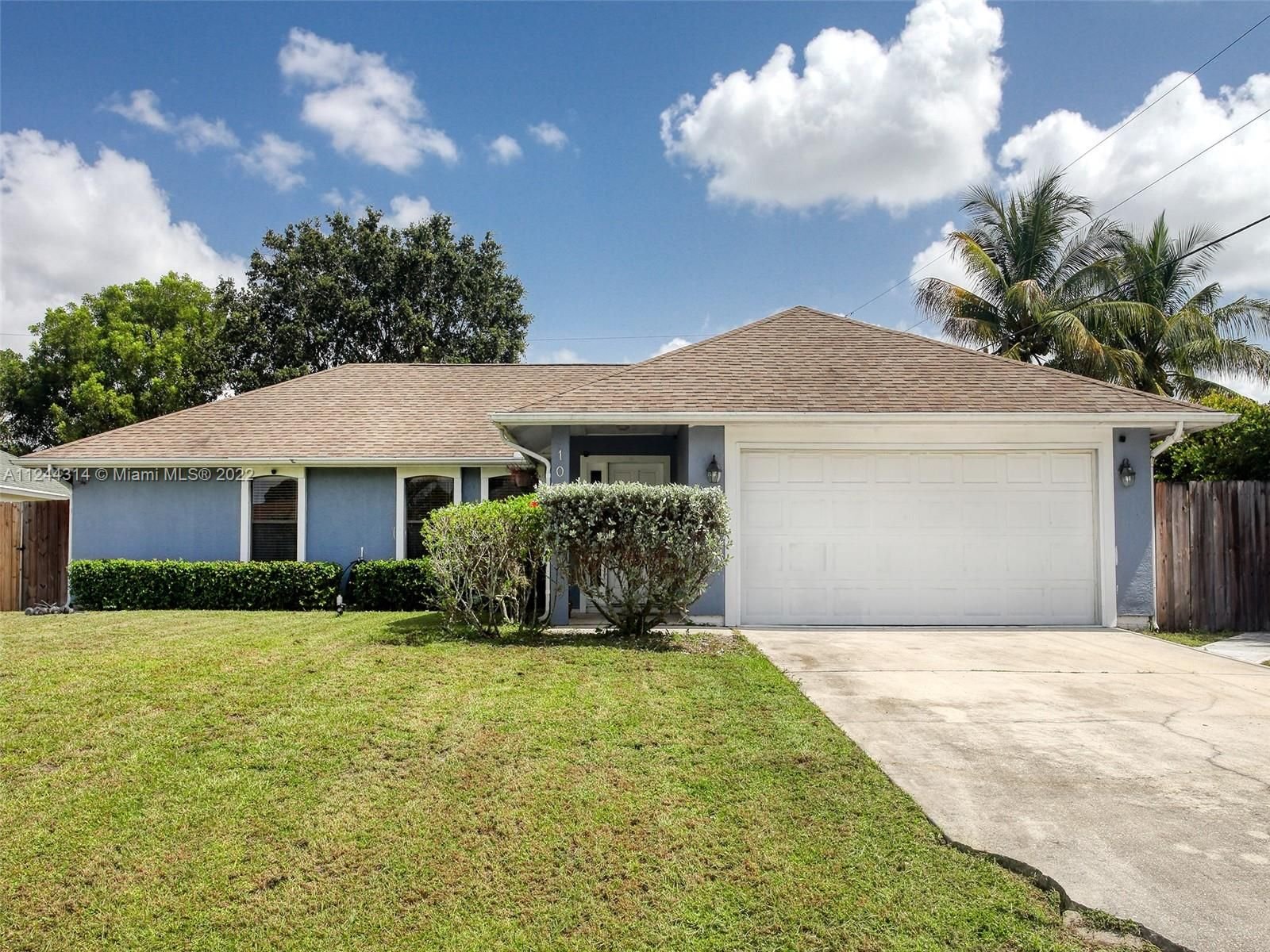 Real estate property located at 1005 Mataro Ave, St Lucie County, Port St. Lucie, FL