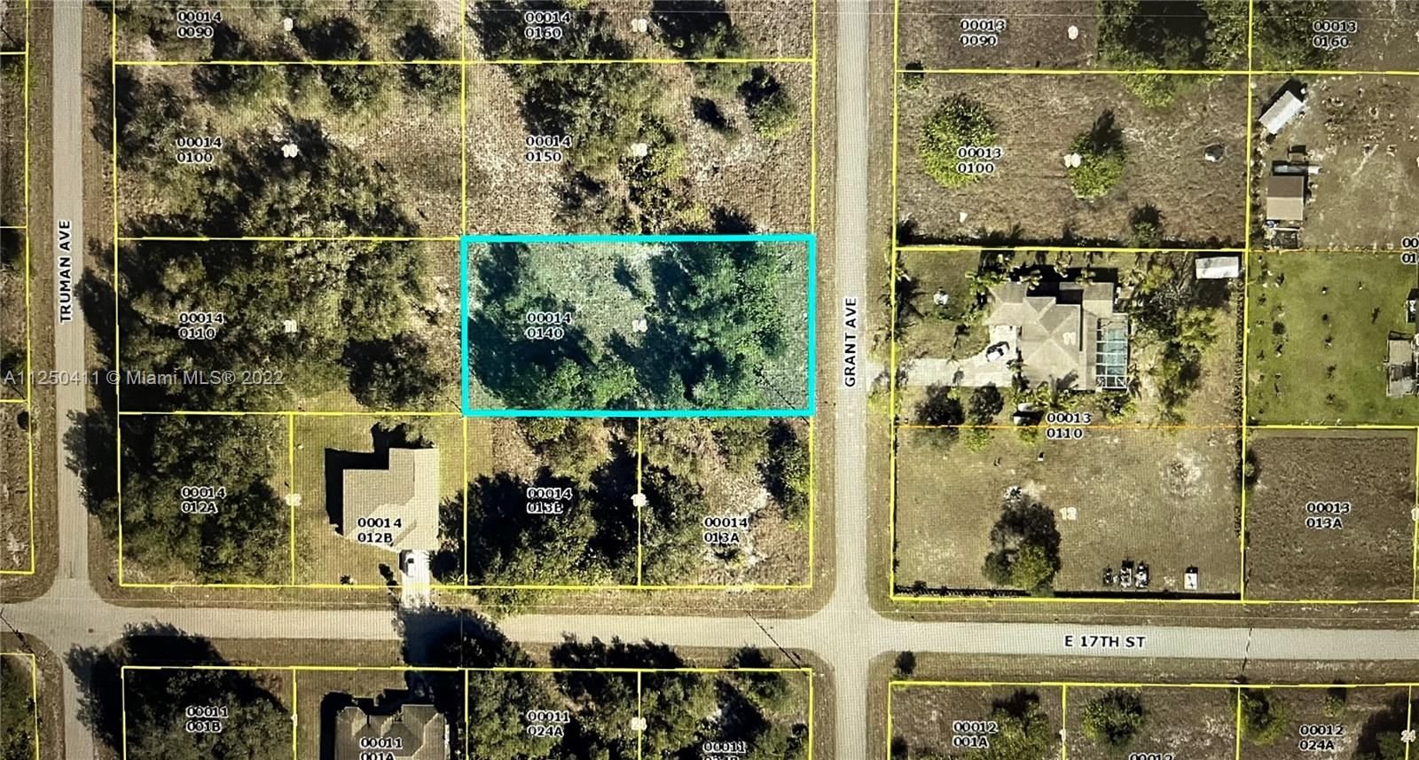 Real estate property located at 1703 Grant Avenue, Lee County, Lehigh Acres, FL