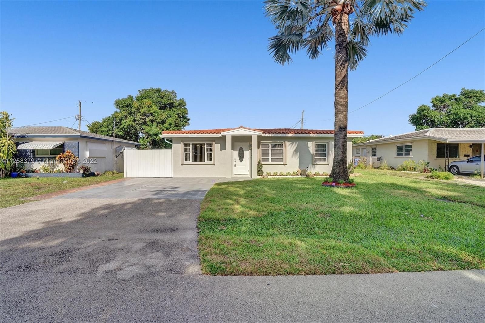 Real estate property located at 4730 3rd Ave, Broward County, Oakland Park, FL
