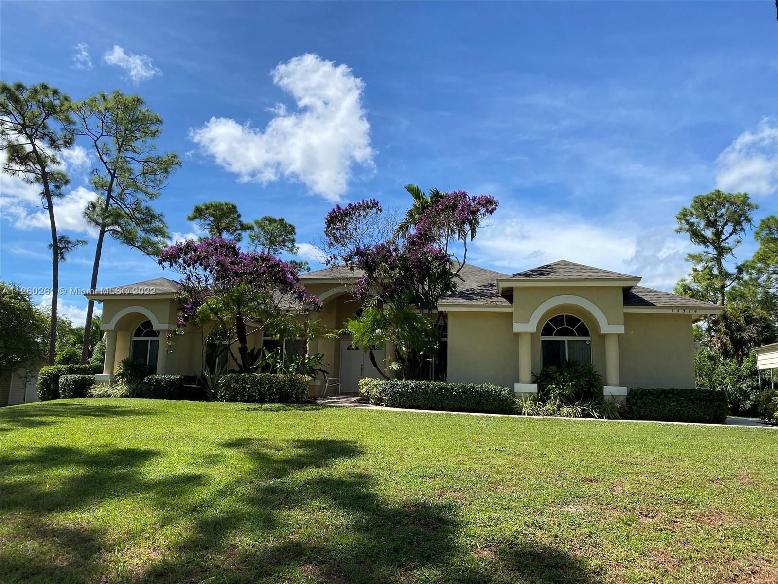 Real estate property located at 14544 67th St N, Palm Beach County, Loxahatchee, FL