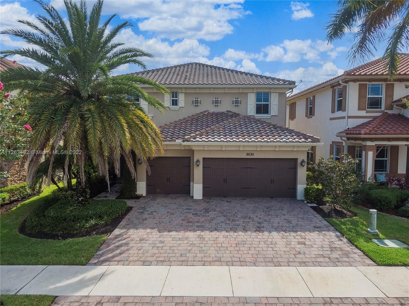 Real estate property located at 8630 Waterside Ct, Broward County, Parkland, FL