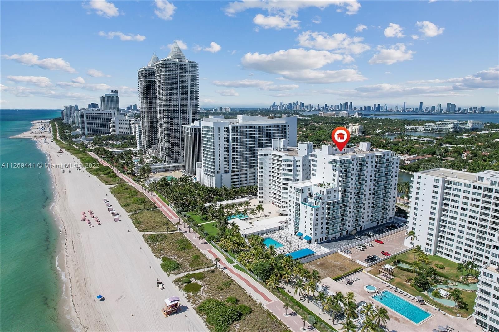 Real estate property located at 5001 Collins Ave #15B, Miami-Dade County, Miami Beach, FL