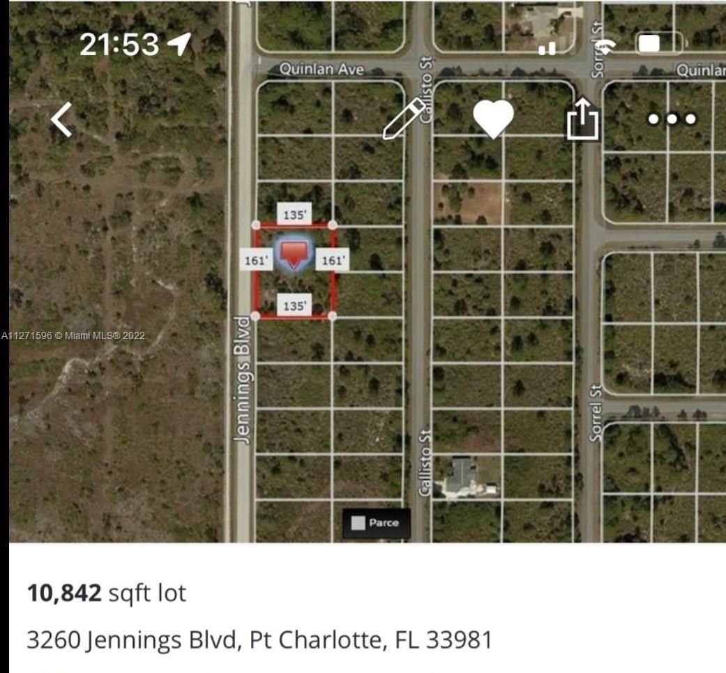 Real estate property located at 3260 Jennings Blvd, Charlotte County, Port Charlotte, FL