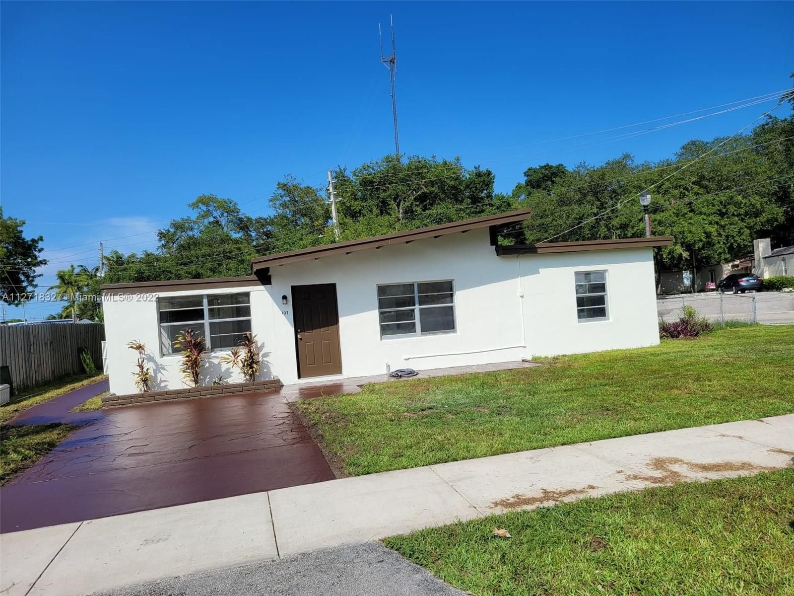 Real estate property located at 107 Williams Rd, Broward County, West Park, FL