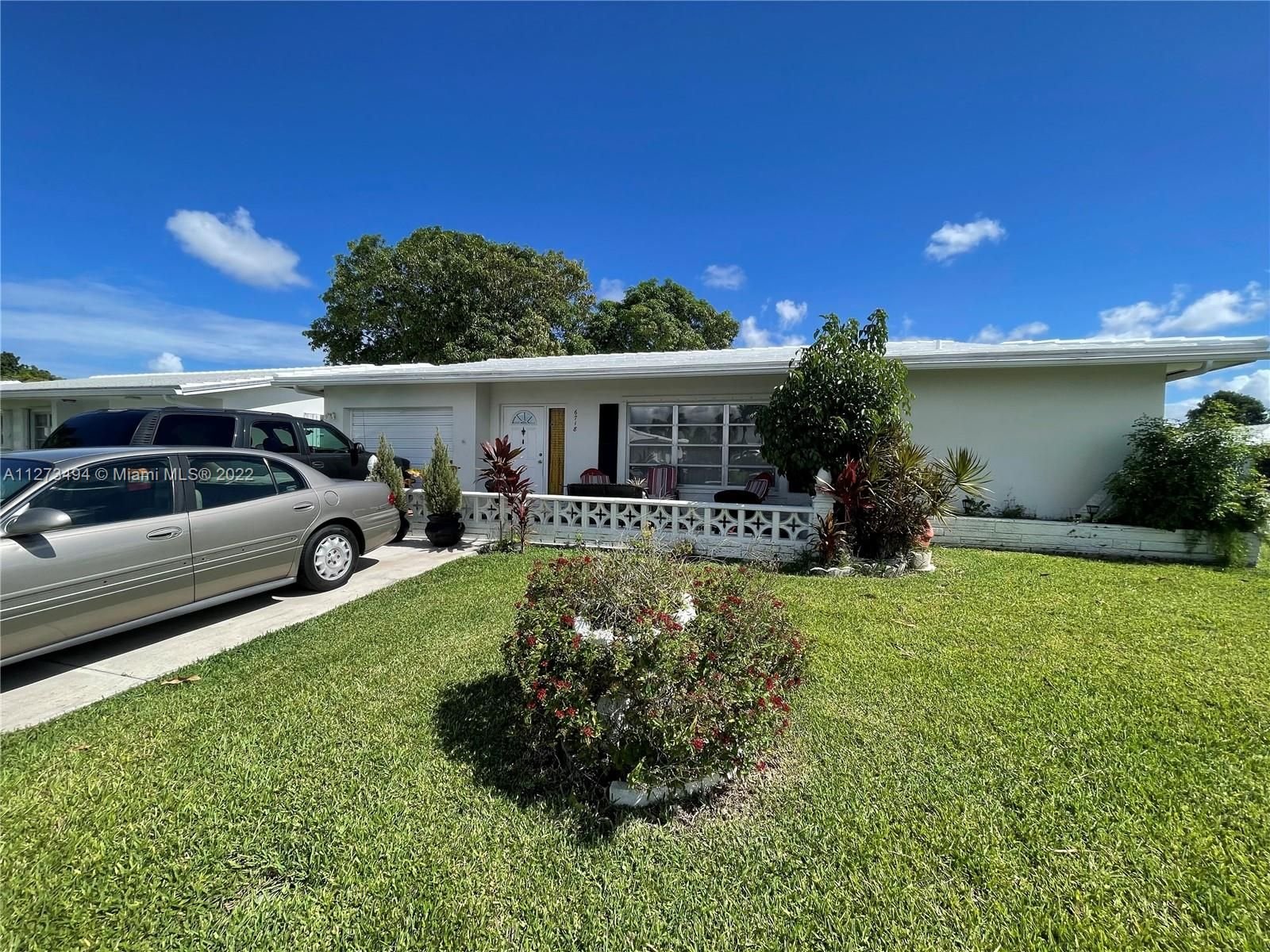 Real estate property located at 6718 71st St, Broward County, Tamarac, FL