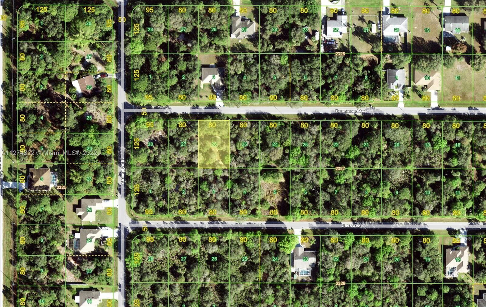 Real estate property located at 13325 Drummond Ave, Charlotte County, Port Charlotte, FL