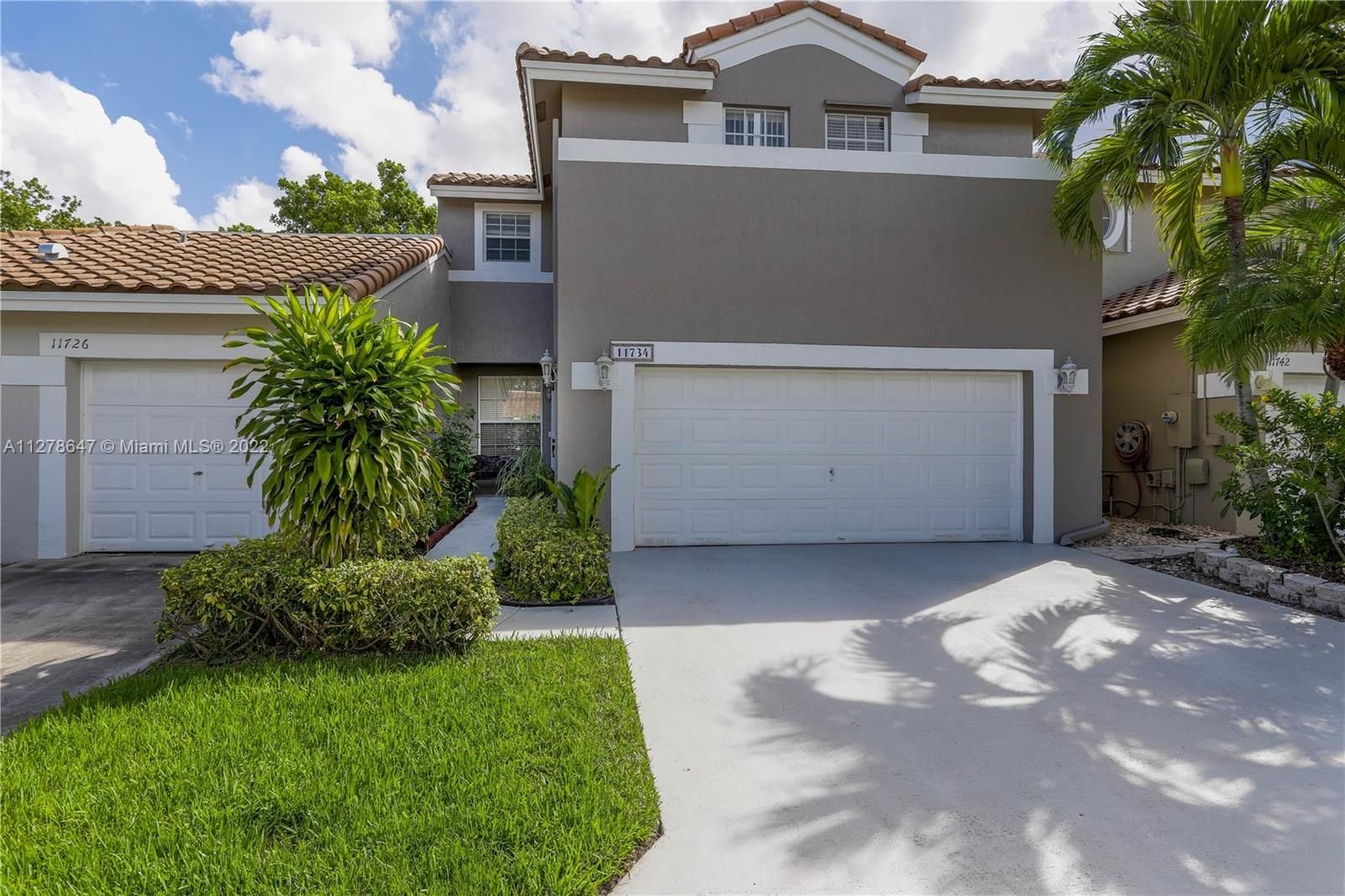 Real estate property located at 11734 57th St #11734, Broward County, Coral Springs, FL