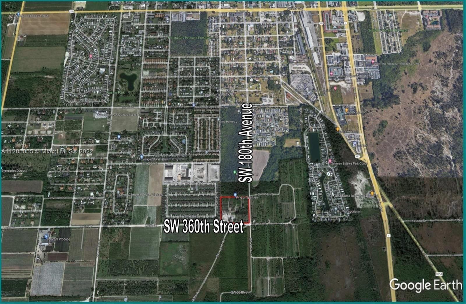 Real estate property located at 360 180 Avenue, Miami-Dade County, Florida City, FL