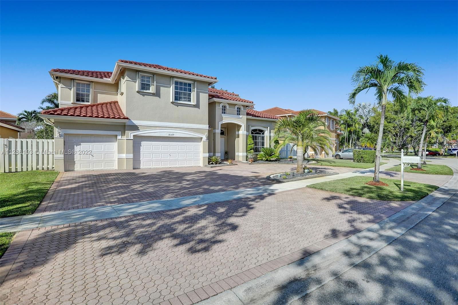 Real estate property located at 16329 15th St, Broward County, Pembroke Pines, FL