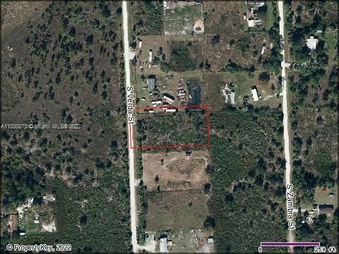 Real estate property located at 345 Verda St, Hendry County, Clewiston, FL