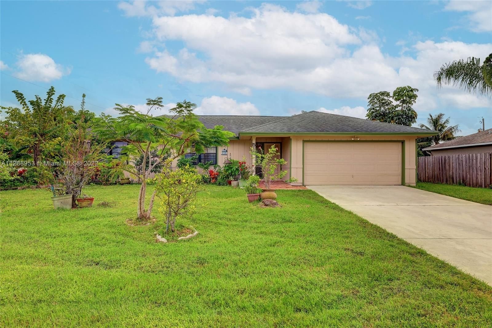Real estate property located at 510 Cornell Ave, St Lucie County, Port St. Lucie, FL