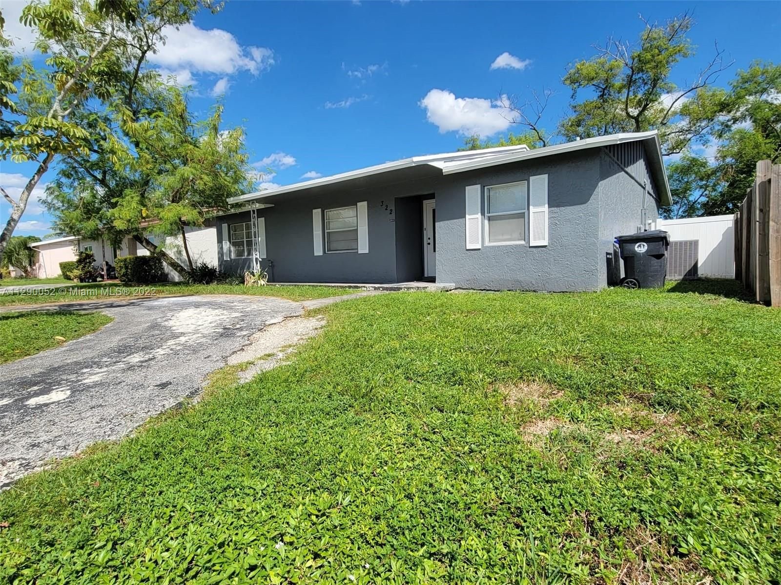 Real estate property located at 322 77th Ter, Broward County, North Lauderdale, FL