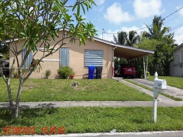 Real estate property located at 3430 32nd Ct, Broward County, West Park, FL