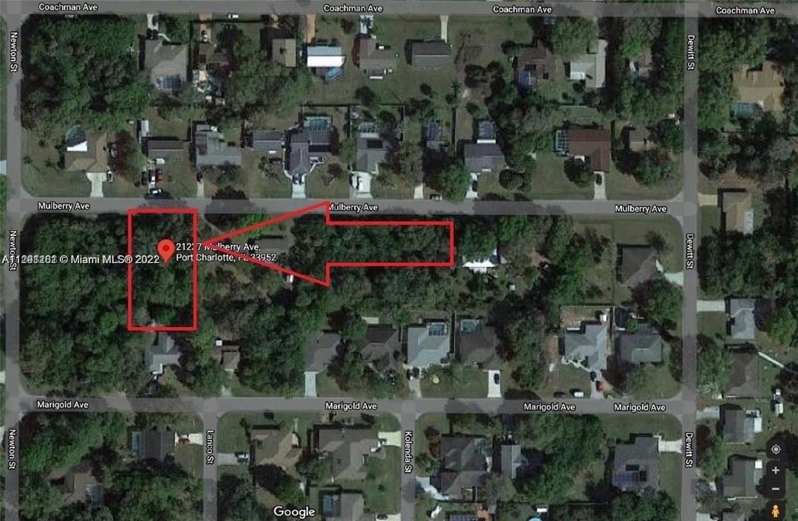 Real estate property located at 21237 Mulberry Avenue, Charlotte County, Port Charlotte, FL
