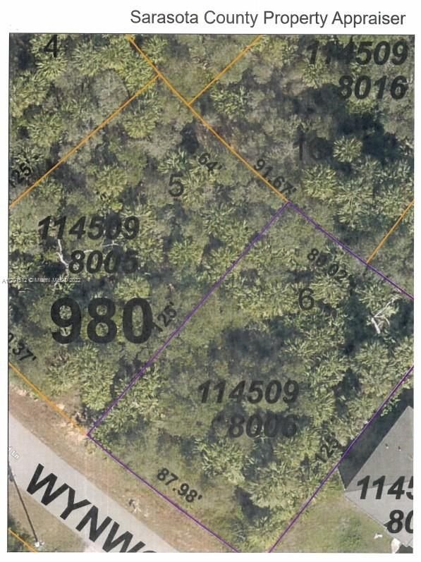 Real estate property located at XXX Wynwood Ln, Sarasota County, North Port, FL