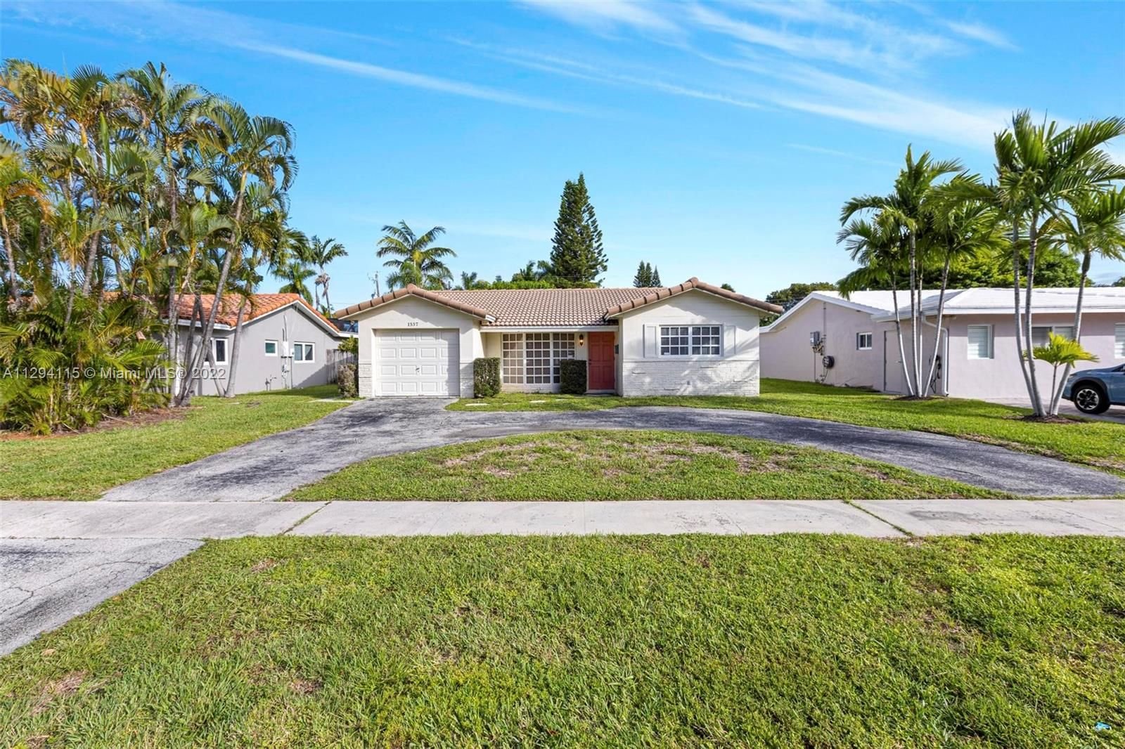 Real estate property located at 1337 Funston St, Broward County, Hollywood, FL