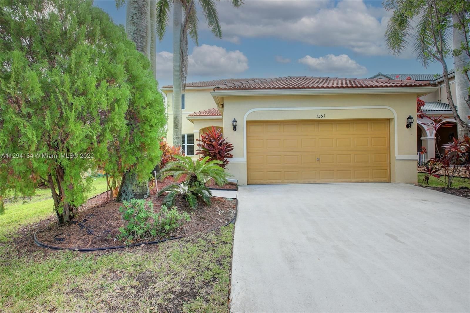 Real estate property located at 1551 Winterberry Ln, Broward County, Weston, FL