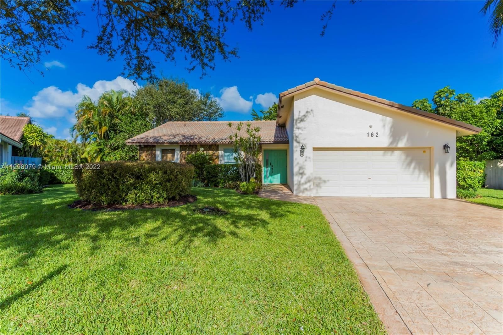 Real estate property located at 162 98th Ln, Broward County, Coral Springs, FL