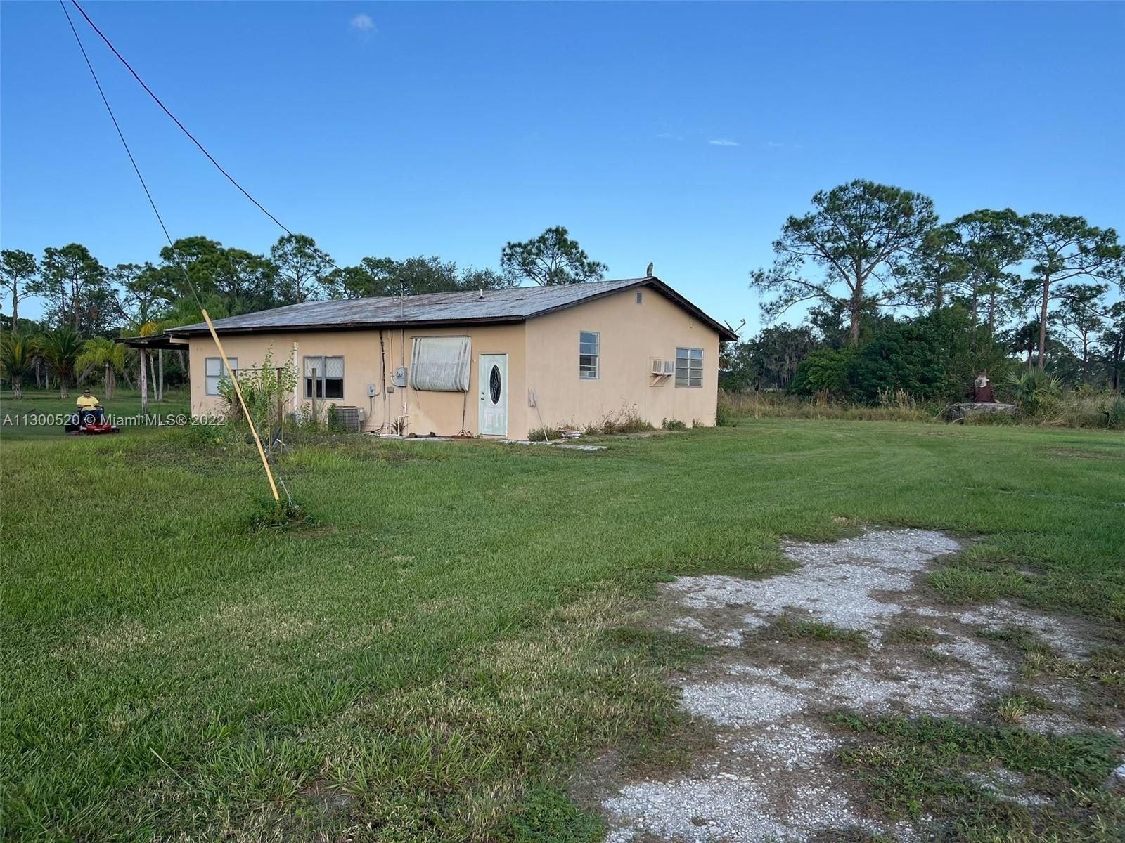 Real estate property located at 14725 Center Ave, Hendry County, Clewiston, FL