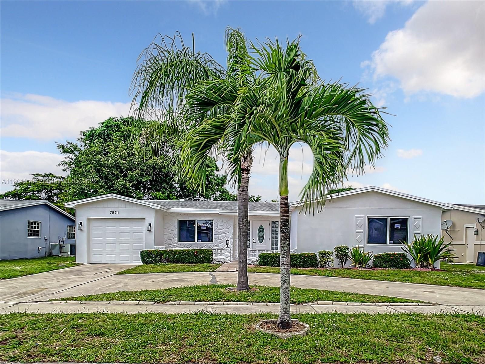 Real estate property located at 7871 1st St, Broward County, Margate, FL