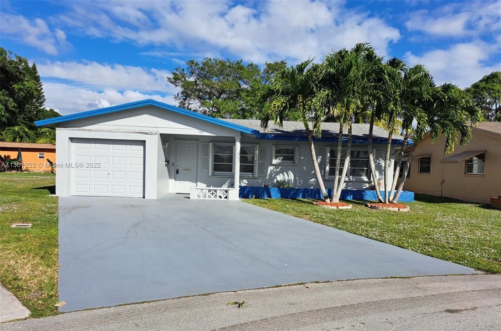 Real estate property located at 7313 62nd St, Broward County, Tamarac, FL