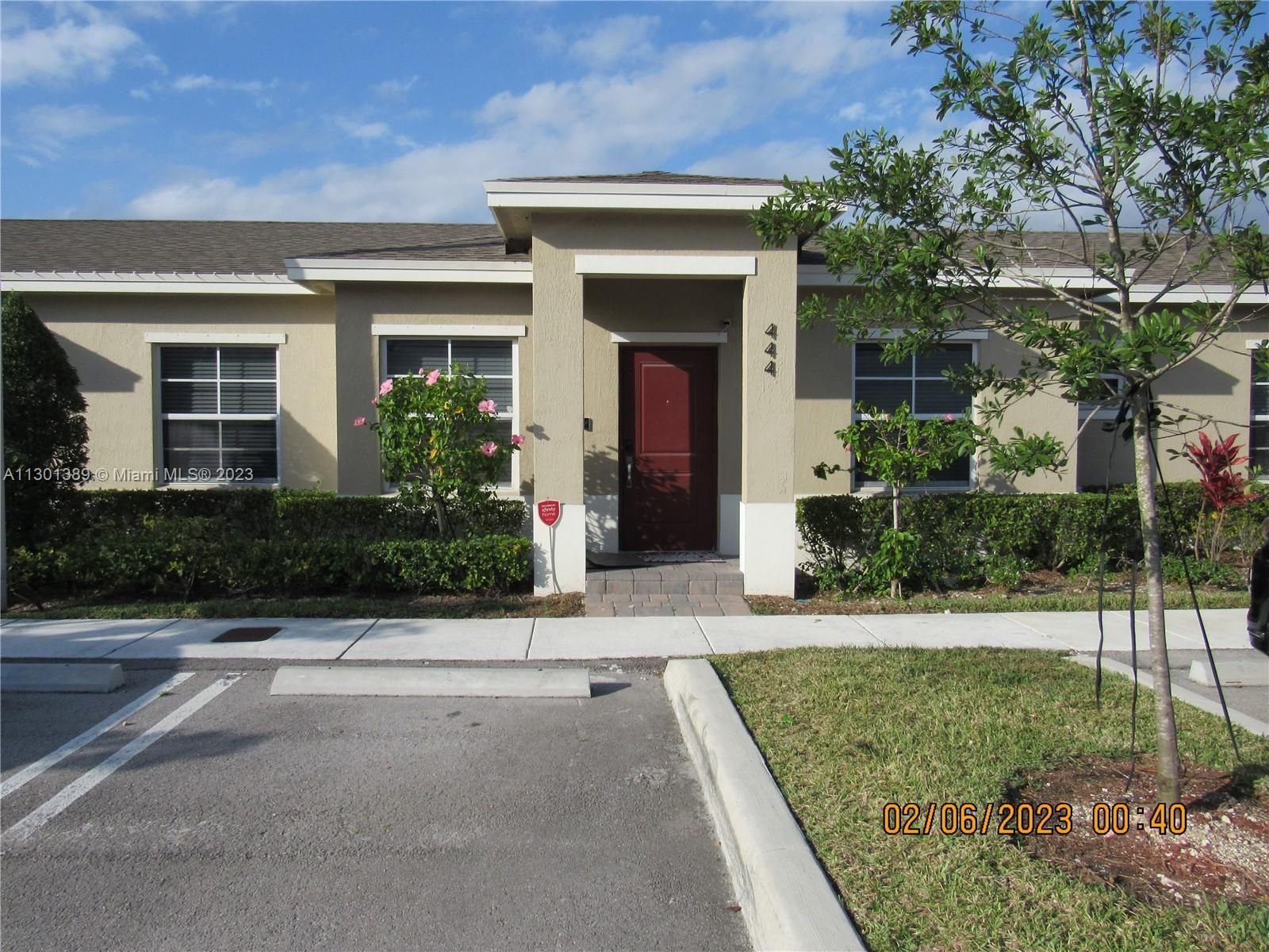 Real estate property located at 444 5th Way #444, Miami-Dade County, Florida City, FL