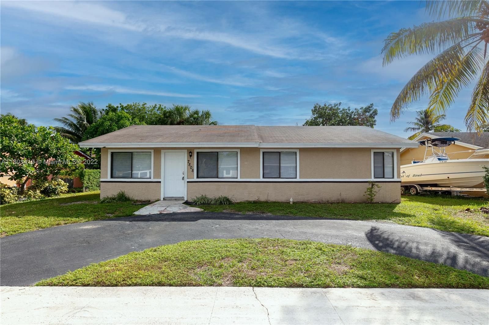 Real estate property located at 7808 8th St, Broward County, North Lauderdale, FL
