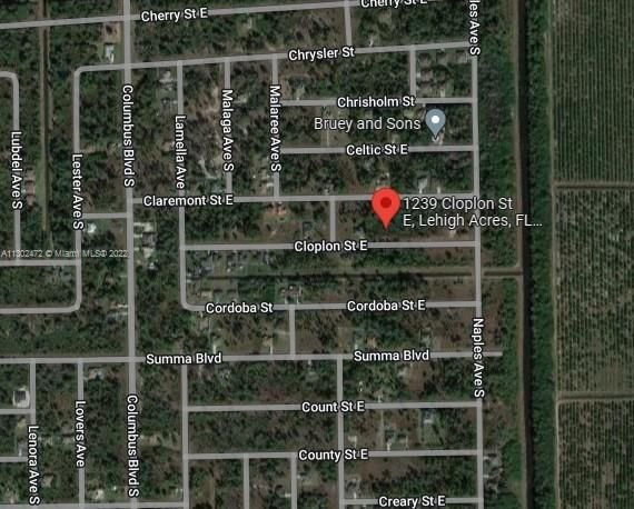 Real estate property located at 1239 Cloplon St E, Lee County, Lehigh Acres, FL