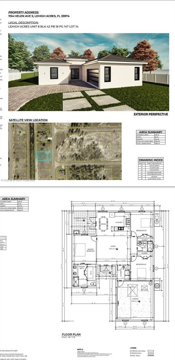 Real estate property located at 1154 Helen, Lee County, Lehigh Acres, FL