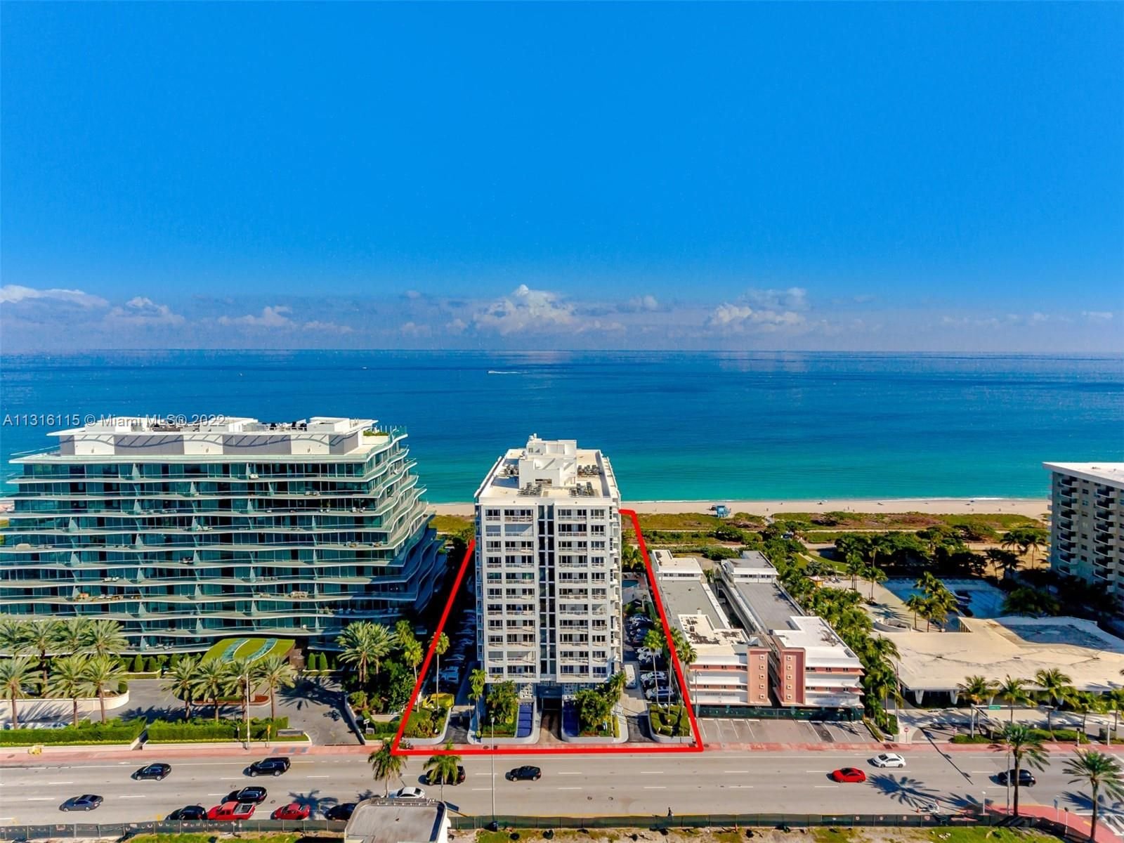 Real estate property located at 9341 Collins Ave #707, Miami-Dade County, Surfside, FL
