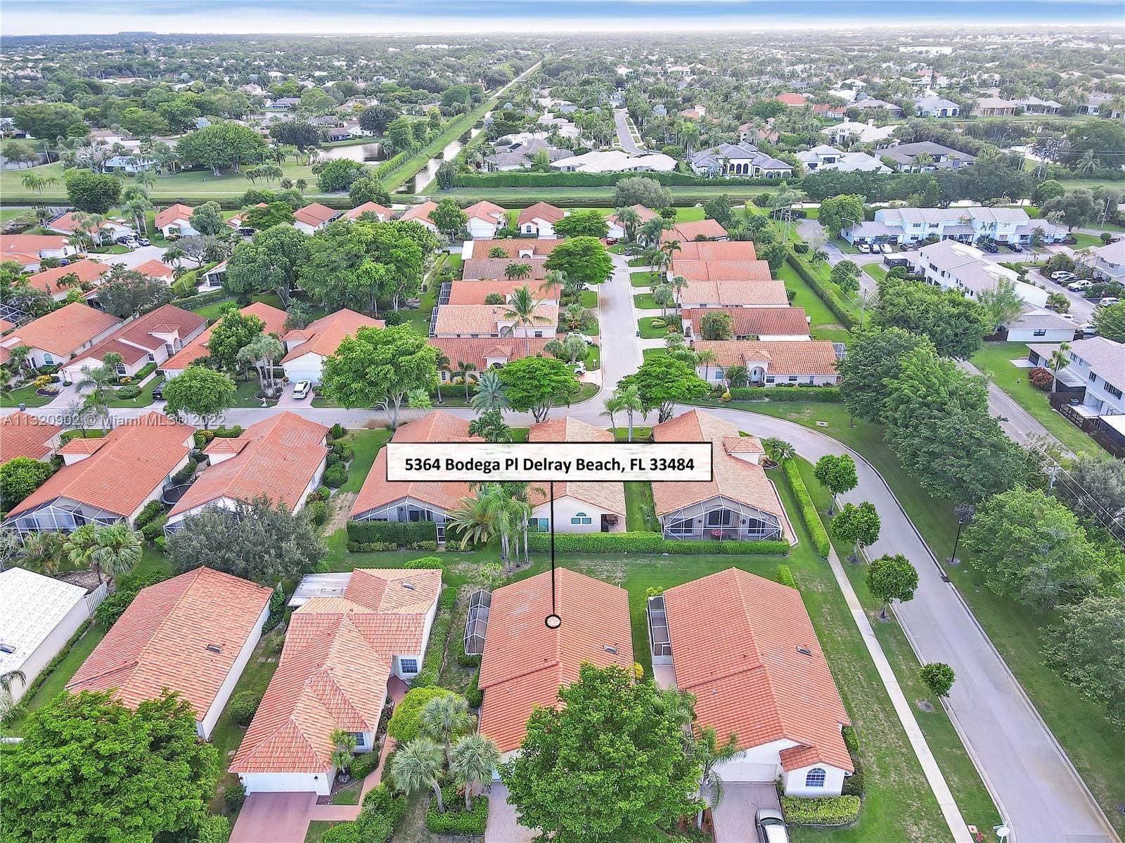 Real estate property located at 5364 Bodega Pl, Palm Beach County, Delray Beach, FL