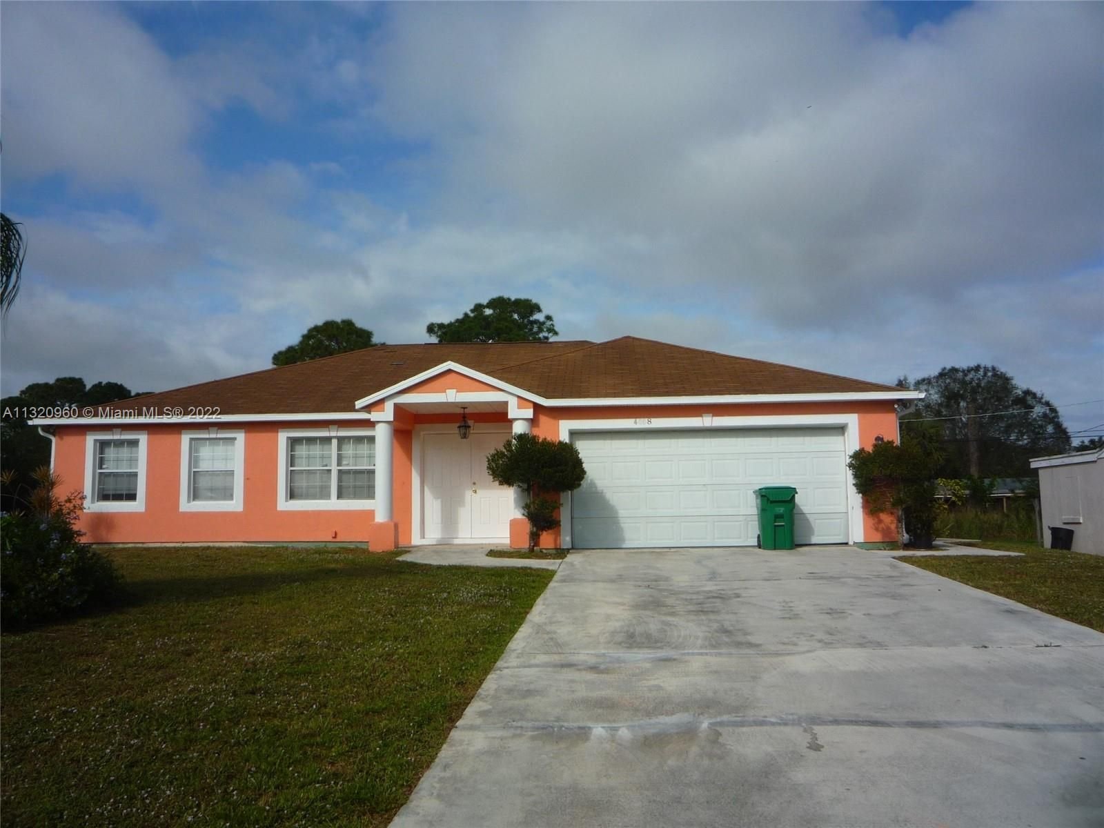 Real estate property located at 4008 Avenue M, St Lucie County, Fort Pierce, FL