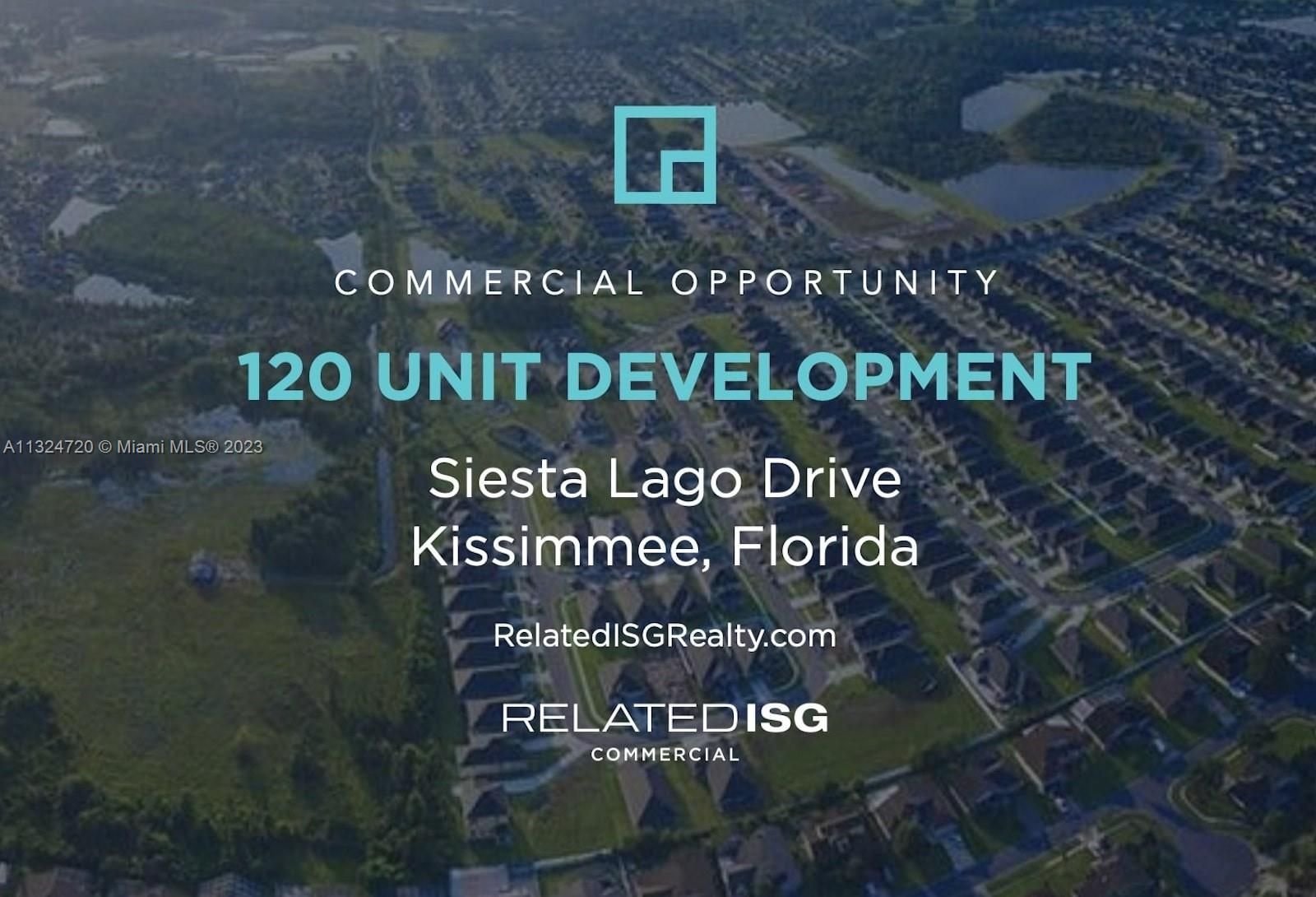 Real estate property located at Siesta Lago Dr, Osceola County, Kissimmee, FL