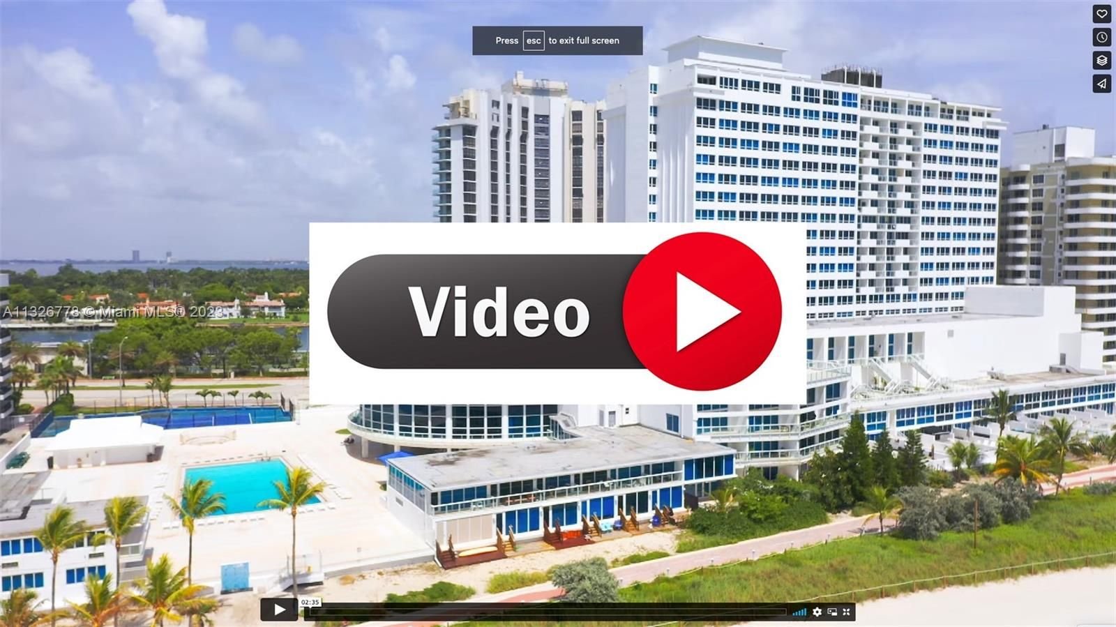 Real estate property located at 5445 Collins Ave P2, Miami-Dade County, Miami Beach, FL